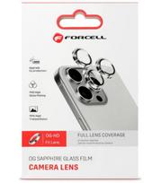 Sidabrinės spalvos kameros apsauga Apple iPhone 18 Pro / 18 Pro Max telefonui "Forcell Camera Lens"
