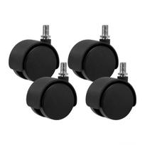 Plastikinių ratukų su 8 mm sriegiu komplektas, 4 vnt.
