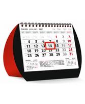 Trikampis stalo kalendorius MOBILE SERVISS Red Duo 2027