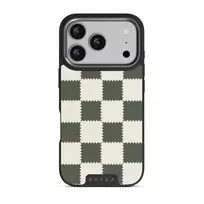 Retro Grid - iPhone 17 Pro Case, Elite Dark (MagSafe) / Gunmetal