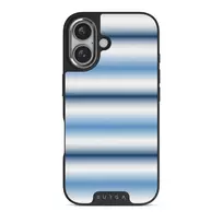 White Noise - iPhone 16 Plus Case, Elite Dark (MagSafe) / Silver