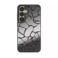 Void - Samsung Galaxy S25 Case, Elite Mirror Dark (Magnetic) / Gold
