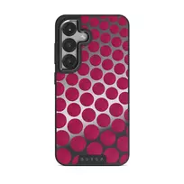 Reset Button - Samsung Galaxy S25 Case, Elite Mirror Dark (Magnetic) / Gunmetal