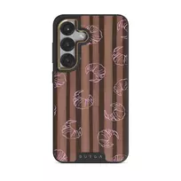 Girl Dinner - Samsung Galaxy S25 Plus Case, Elite Dark (Magnetic) / Gold