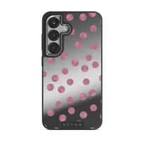 Pillow Talk - Samsung Galaxy S25 Case, Elite Mirror Dark (Magnetic) / Silver