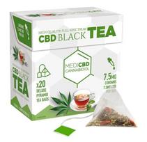 MediCBD juodoji arbata su CBD piramidiniuose pakeliuose, 30 g