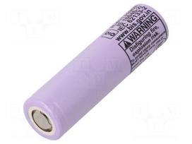 Re-battery: Li-Ion | 18650 | 3000mAh | 3.6V | Ø18.2x65.1mm | 20A
