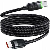 MCDODO USB-C GREITO ĮKROVIMO KABELIS SAMSUNG APPLE USB TYPE C 60W 1M LED