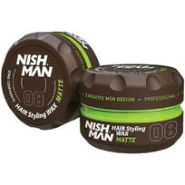 NISHMAN Hair Styling Wax Matte plaukų formavimo vaškas, 150 ml