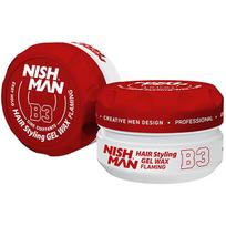 NISHMAN Hair Styling Wax Flaming plaukų formavimo vaškas, 150 ml