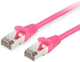 Equip Cat6 S/FTP Patch Cable 2xRJ45 0.25m pink LSZH Polybag