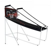 Krepšinio žaidimo automatas, sulankstomas dviem žaidėjams, 209x113x205 cm, juoda ir balta