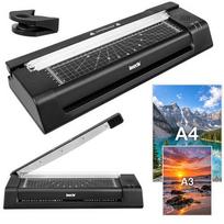 Pardavimų ir konferencijų reikmenys // Prekybos ir sandėlio reikmenys // Laminator A3 z gilotyną Izoxis