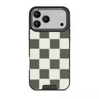 Retro Grid - iPhone 17 Pro Max Case, Elite Dark (MagSafe) / Gunmetal