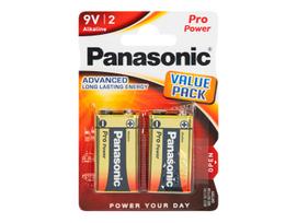 Įrankiai ir matavimo prietaisai // Įrankių, priedų naujienos // 82-690# Bateria alkaliczna 9v 6lr61 panasonic pro power 2szt