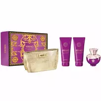 „Versace Dylan Purple“ moterims, kvepalų vanduo purškiklis, 100 ml, 4 vnt. rinkinys