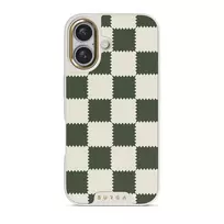 Retro Grid - iPhone 16 Plus Case, Elite Light (MagSafe) / Gold