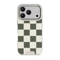 Retro Grid - iPhone 17 Pro Case, Elite Light (MagSafe) / Silver