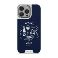 Wine & Dine - iPhone 16 Pro Max Case, Elite Light (MagSafe) / Silver