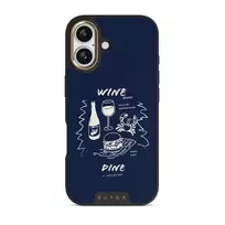 Wine & Dine - iPhone 17 Case, Elite Dark (MagSafe) / Gold