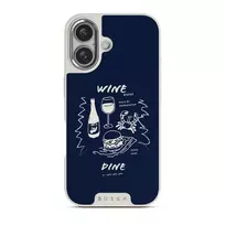 Wine & Dine - iPhone 16 Case, Elite Light (MagSafe) / Silver