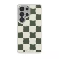 Retro Grid - Samsung Galaxy S25 Ultra Case, Elite Light (Magnetic) / Silver