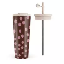 Pillow Talk - Travel Mug, 700 ml / Flap & Straw Set