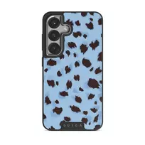 Barely Awake - Samsung Galaxy S25 Case, Elite Dark (Magnetic) / Silver