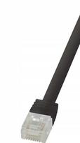 Logilink Flat patch cable RJ45 U/UTP Cat6 0.25m black