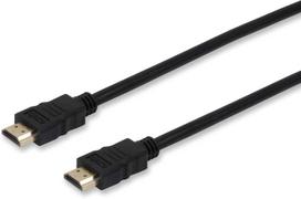 Equip HDMI HS Ethernet 2.0 18Gbps 4K/60Hz 7.50m black poly bag