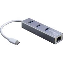 Inter Tech Inter-Tech LAN Adapter Argus IT-410-S USB-C Gigabit Ethernet