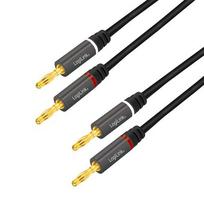 Logilink Speaker cable, 2x2.50 mm2 + Banana plug 3m