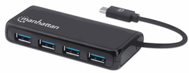 Manhattan 4-Port USB 3.2 Gen 1 Hub C-Plug to 4x A-Connectors