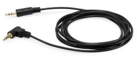 Equip Audio cable 3.5mm-3.5mm S/S angled 2.50m black polybag