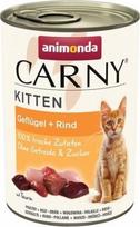 Šlapias kačių maistas Animonda Carny Kitten, jautiena/vištiena, 0.4 kg