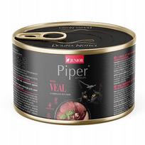 Šlapias kačių maistas Piper Animals Junior, veršiena, 0.185 kg