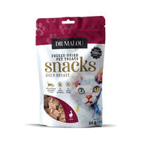 Skanėstas katėms Dr Malou Freeze Dried, antiena, 0.050 kg