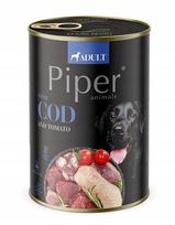 Šlapias šunų maistas Piper Adult, menkė/pomidorai, 0.4 kg