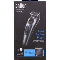 Braun barzdos ir plaukų trimmeris BT 5441, 0,5-20mm, 40 nustatymai, 100min, ličio jonų baterija, plaunamas korpusas