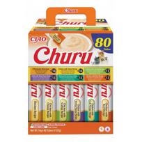 Inaba Churu vištienos skanėstai katėms DLKIBNKAM0004, 80x14g, 8.5% baltymų, 0.5% riebalų, 88% drėgmės, be grūdų, be glitimo