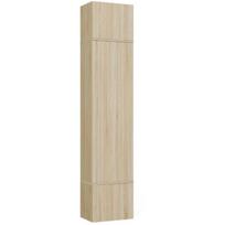 Top E Shop spinta HAGA M-MP-G-HAG-1SZ-SON, 350mm, 500mm, 2380mm, sonomos ąžuolas, 3 durys, vyriai, TIP-ON, medžio drožlių plokštė