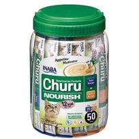 Inaba Churu Nourrish vištienos ir tuno kačių skanėstai EVC111, 50x14 g, 8.5% baltymų, 5.5% riebalų, 83% drėgmės, be cukraus