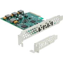Delock USB valdiklis 90935, PCIe x4 3.0, 4x USB-C 10Gbit/s, žemo profilio, Asmedia ASM3142, VIA VL820