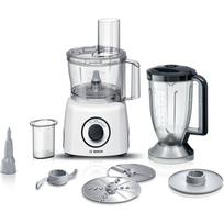 Bosch Virtuvės kombainas MCM3230W MultiTalent 3, 800 W, 2 greičiai, 2.3 L dubuo, baltas, neslystančios kojelės, pulso funkcija