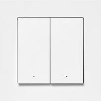 Osram išmanusis sieninis jungiklis SMART+ MATTER 4058075849921, 2 kanalai, baltas, Matter over WiFi, 220-240 V