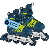 Hudora Inline pačiūžos Comfort 28450, 29-34, 60kg, 4 ratai, PU 82A, ABEC 7, 72x22mm, CNC aliuminis, mikroreguliuojamas