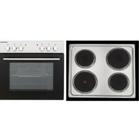 Respekta viryklės rinkinys EB6000IXN, 55l, 4 elektrinės ketaus zonos, 52dB, A klasė, 0,69kWh, įmontuojamas