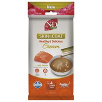 F08934 FARMINA N&D QUINOA CAT SKIN&COAT - CREAM with Salmon 4x15g (pak15), 1 vnt.