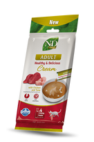 F08903 FARMINA N&D PRIME CAT - CREAM with Chicken&Tuna ADULT 4x15g (pak15), 1 vnt.