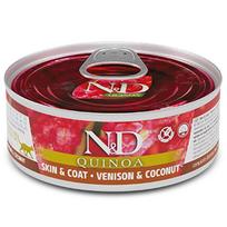 F02185 FARMINA N&D QUINOA - CAT Wet Venison&Coconut ADULT 80 g (pak.24), 1 vnt.